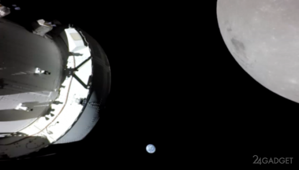 NASA Orion прислал свежие снимки Луны и Земли (5 фото)